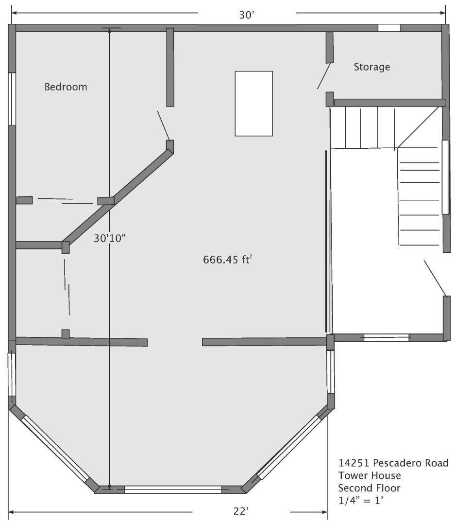 Second floor plan.
