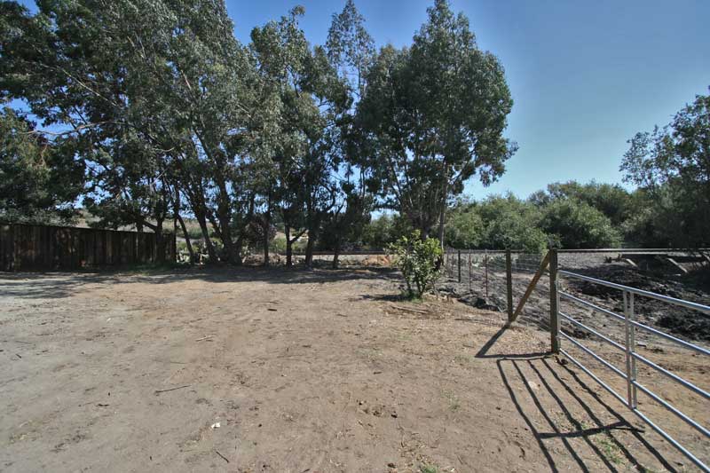 Huge fenced parking area and shady back yard.