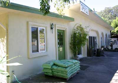 Front view of building with parking area for easy access.